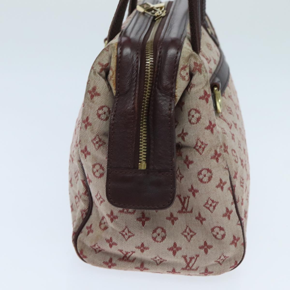 Louis Vuitton Josephine Red Canvas Handbag