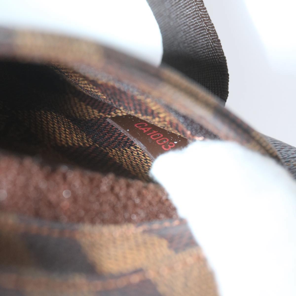 Louis Vuitton Geronimo Brown Canvas Shoulder Bag