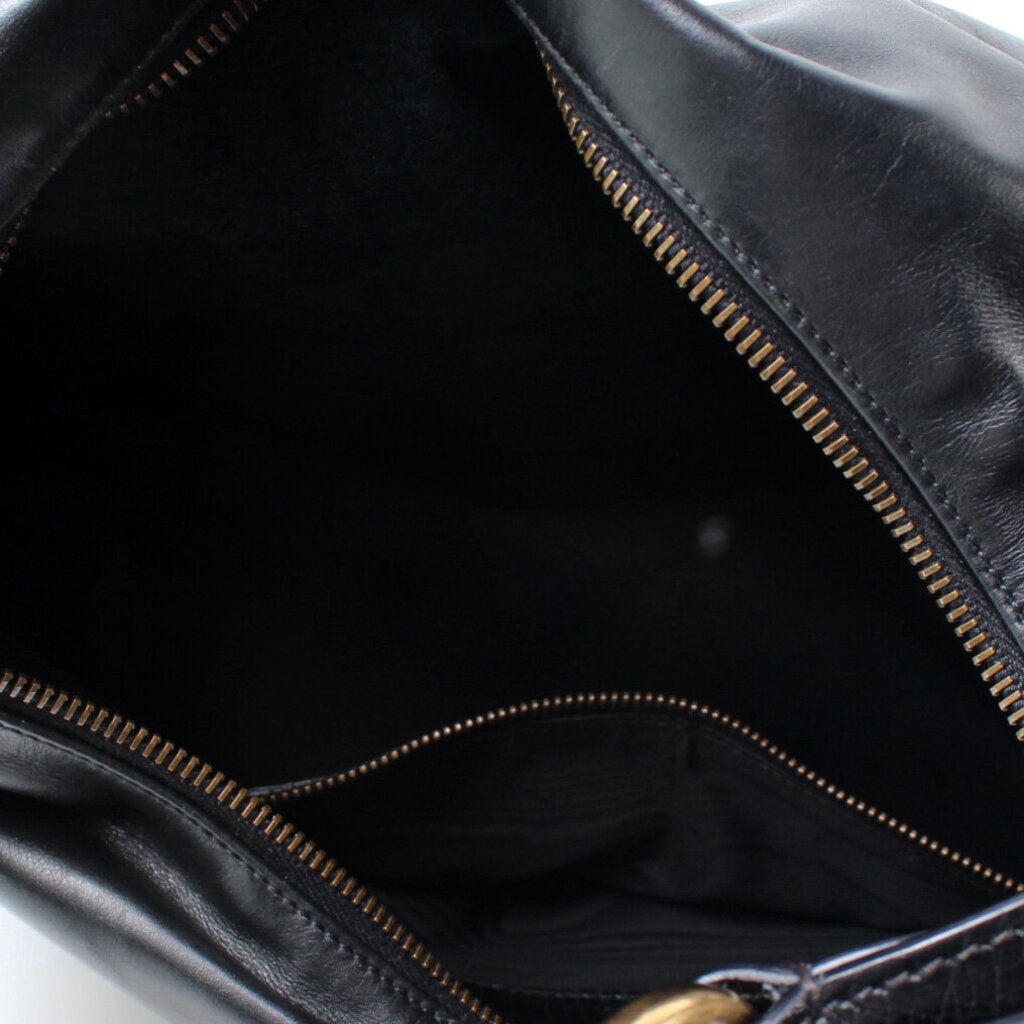 115867 Horsebit Leather Hobo
