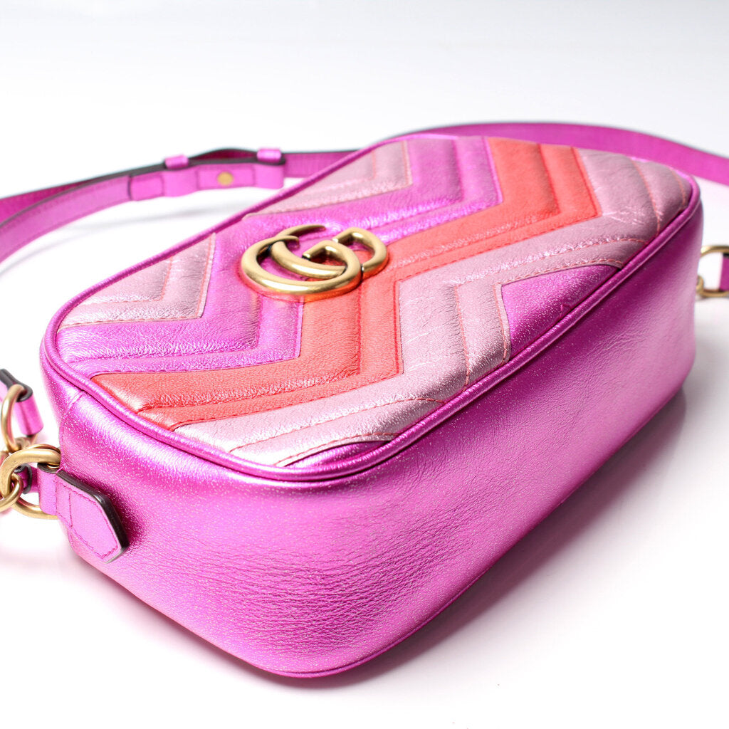 447632 Marmont Small Leather Camera Bag