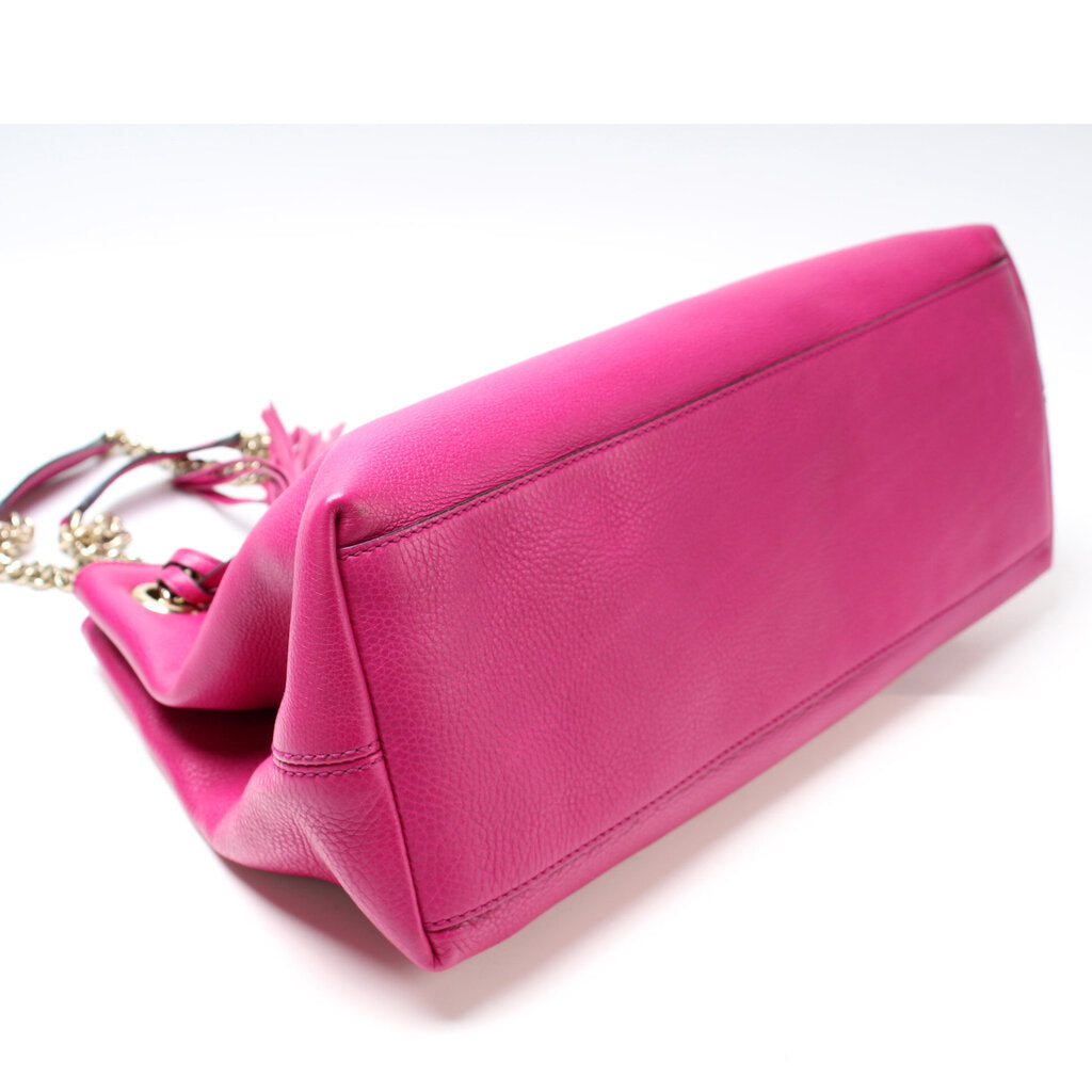 308982 Soho Leather Shoulder Medium