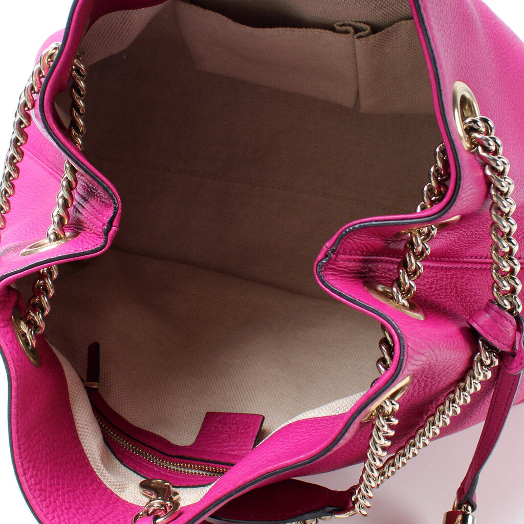 308982 Soho Leather Shoulder Medium