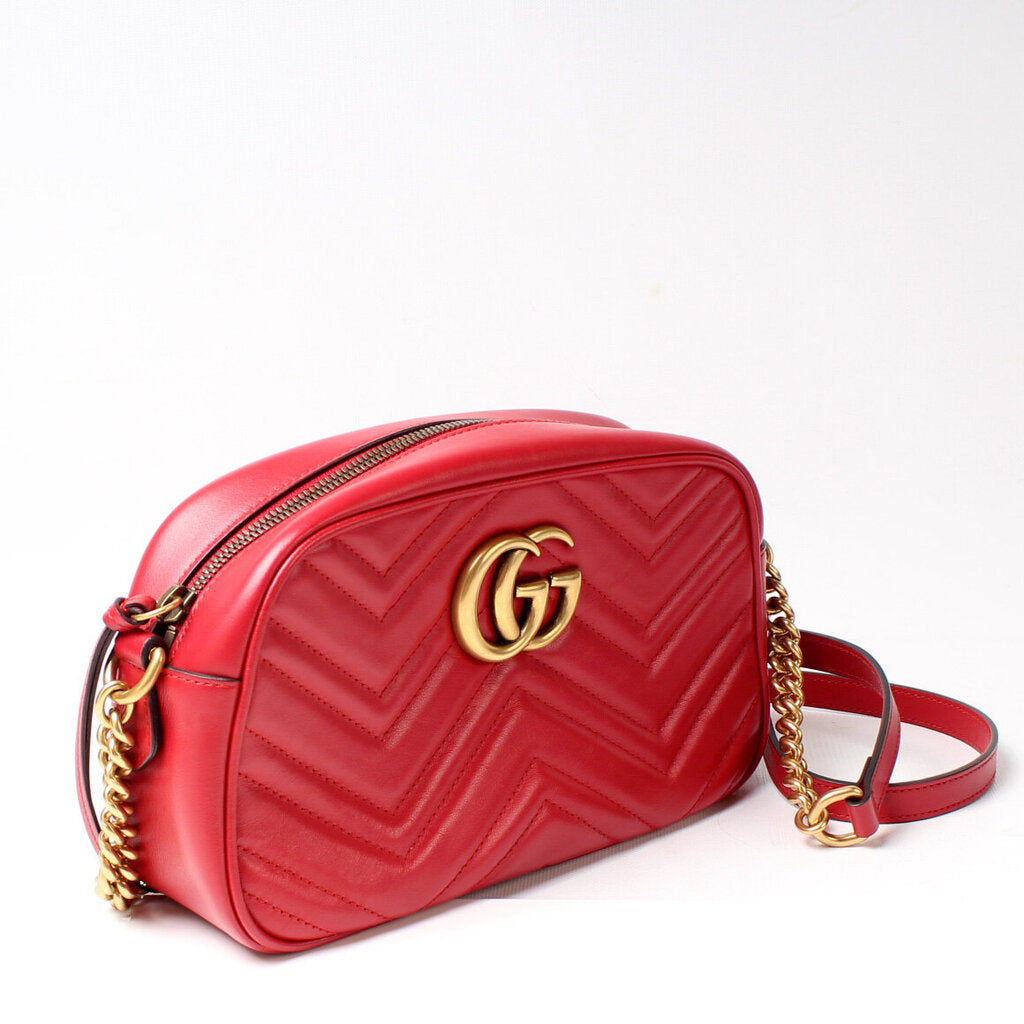 447632 Marmont Small Leather Camera Bag