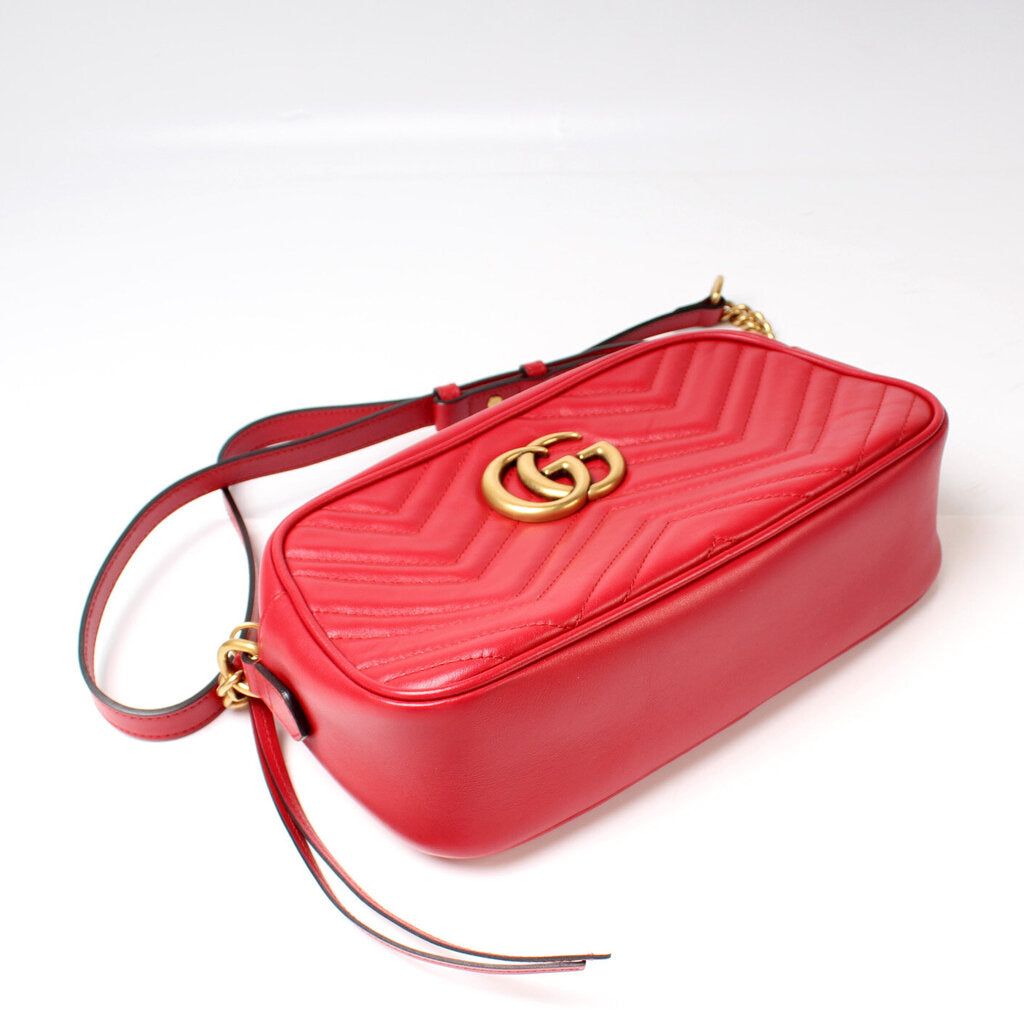447632 Marmont Small Leather Camera Bag