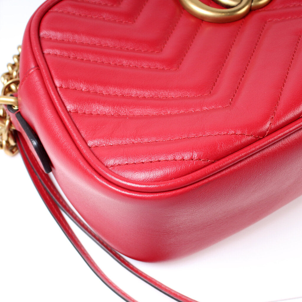 447632 Marmont Small Leather Camera Bag