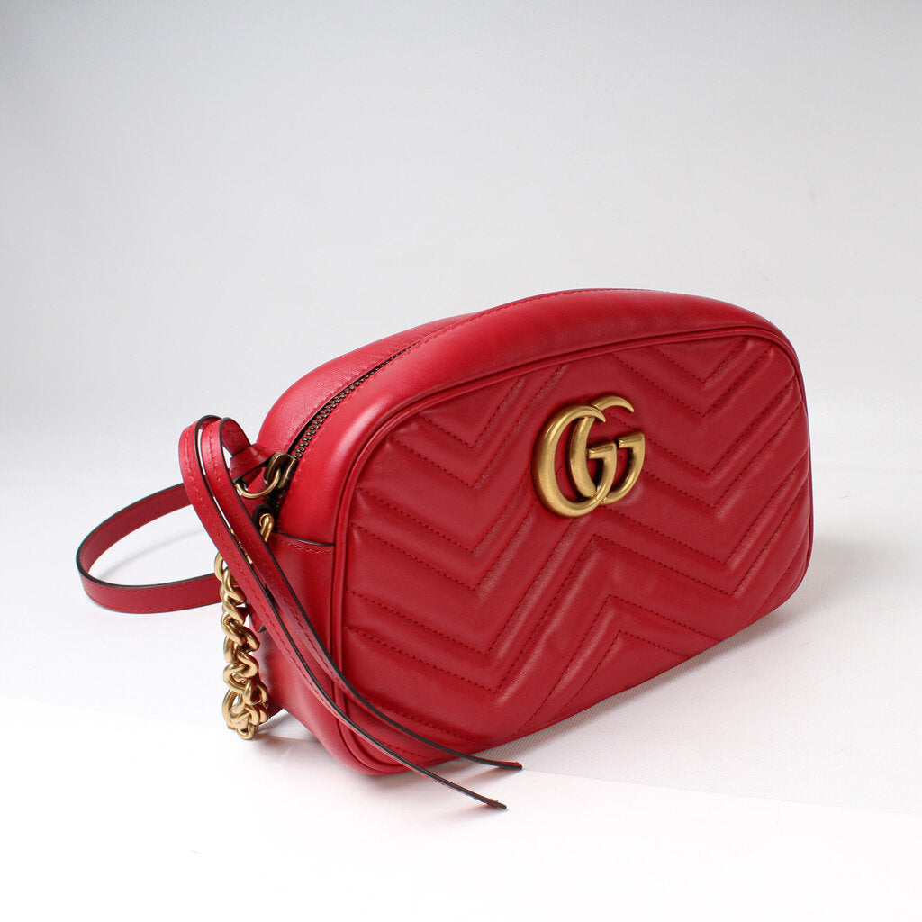 447632 Marmont Small Leather Camera Bag