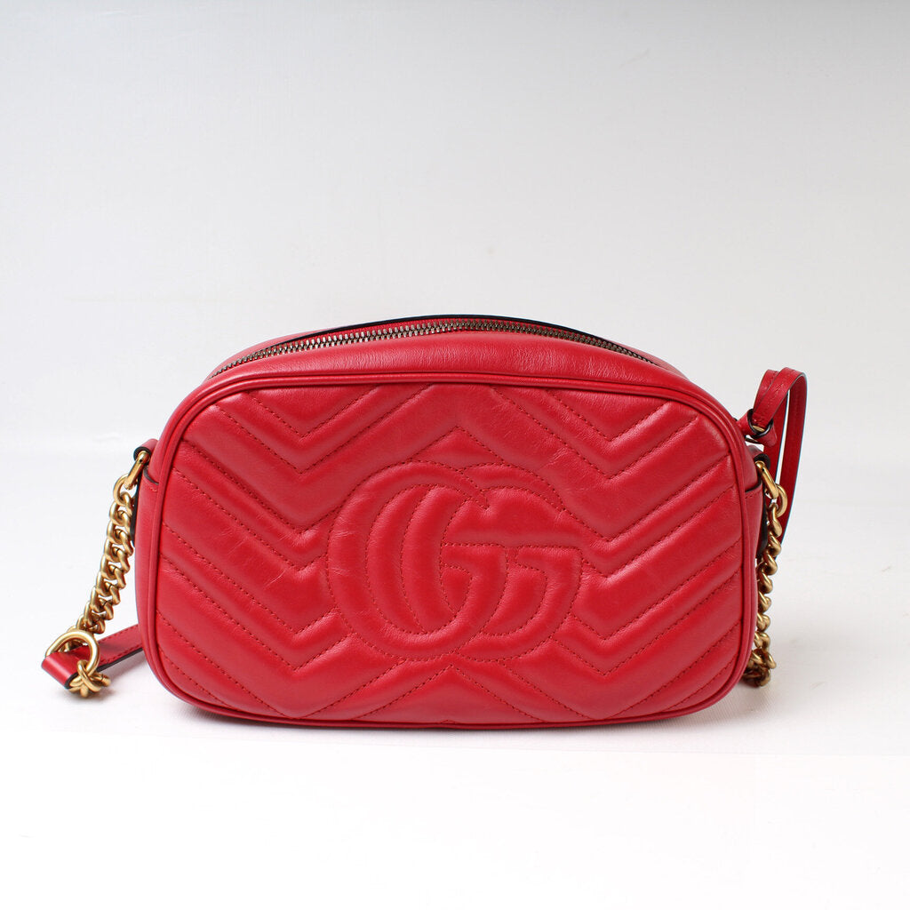 447632 Marmont Small Leather Camera Bag