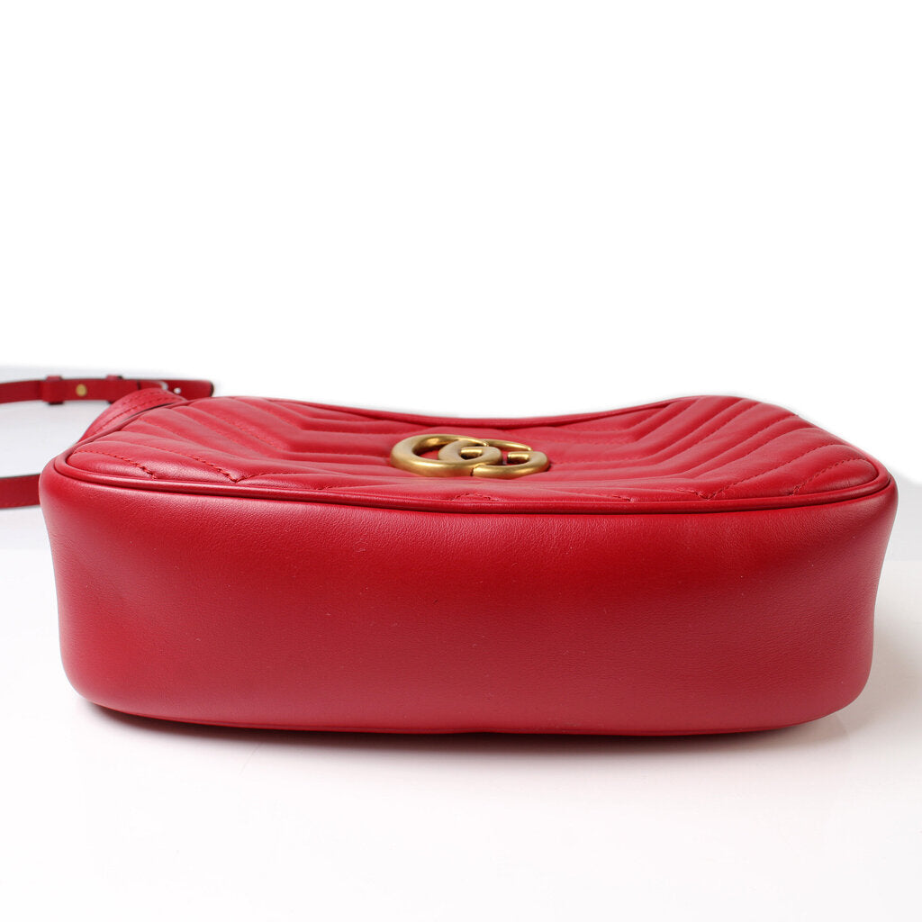 447632 Marmont Small Leather Camera Bag