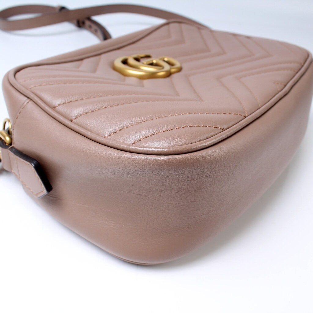 447632 Marmont Small Leather Camera Bag