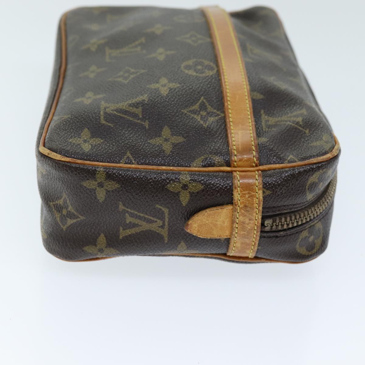 Louis Vuitton Trousse De Toilette Brown Canvas Clutch Bag