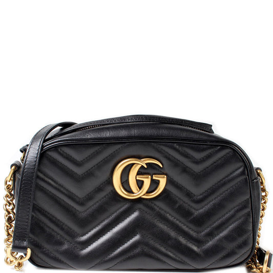 447632 Marmont Small Leather Camera Bag