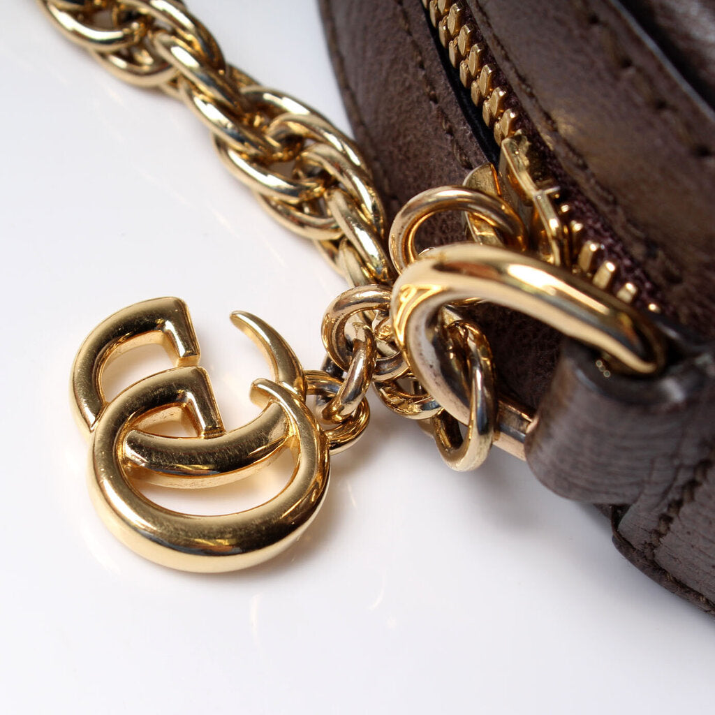 550618 Ophidia GG Supreme Round Small Crossbody