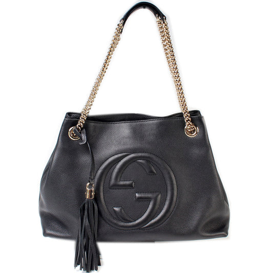 308982 Soho Leather Shoulder Med