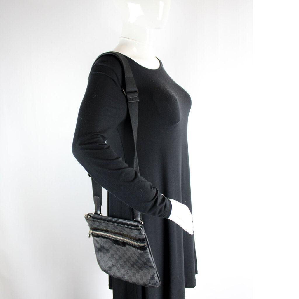 Thomas Crossbody Damier Graphite