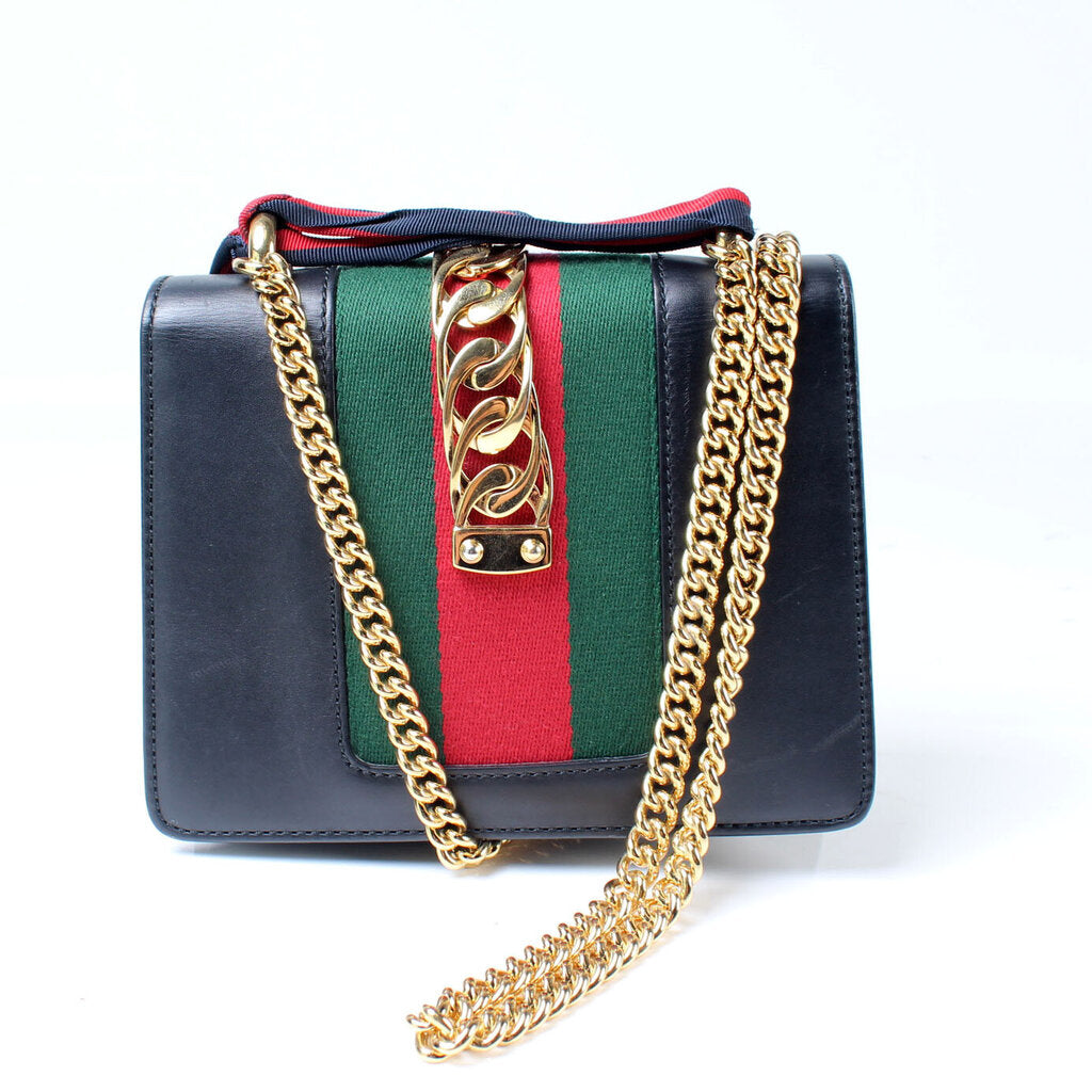 431666 Sylvie Mini Leather Shoulder
