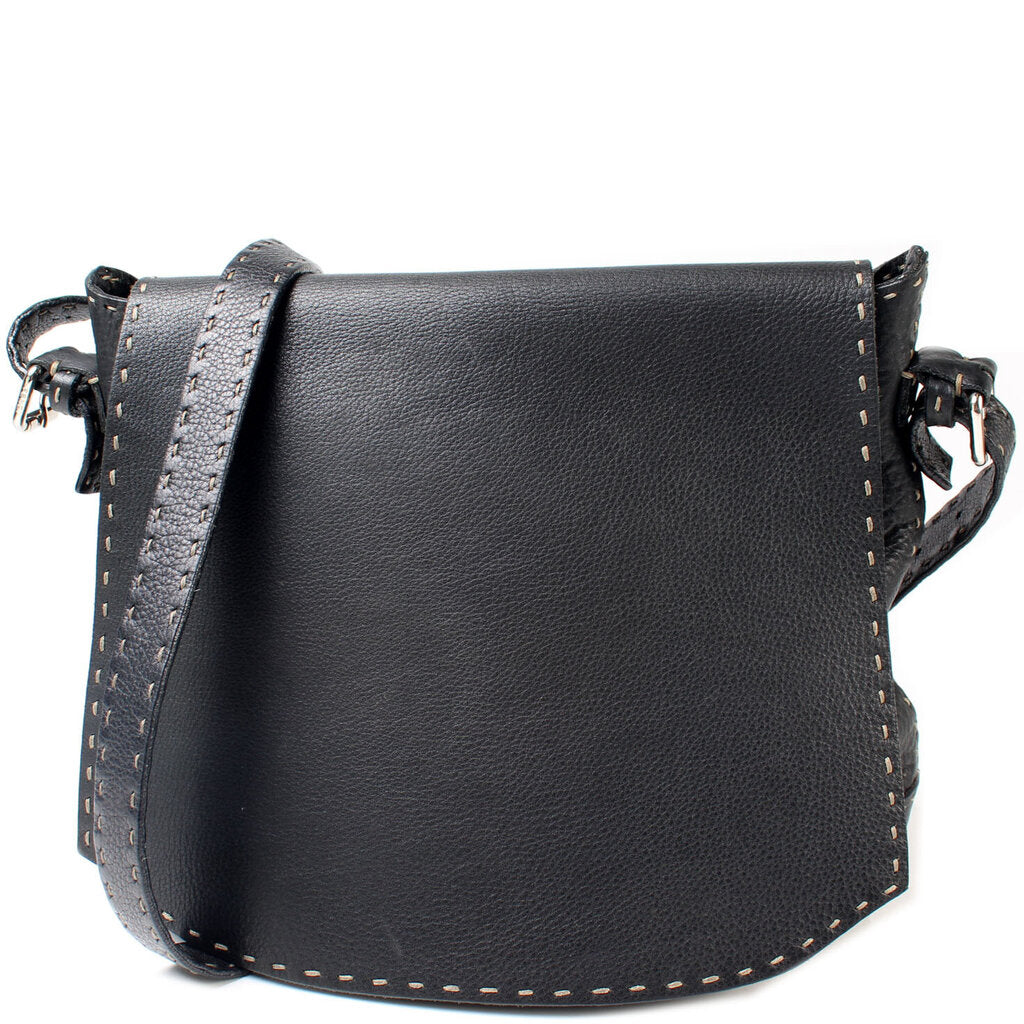 Leather Stitch Crossbody