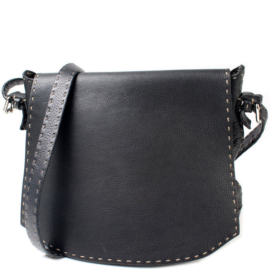 Leather Stitch Crossbody