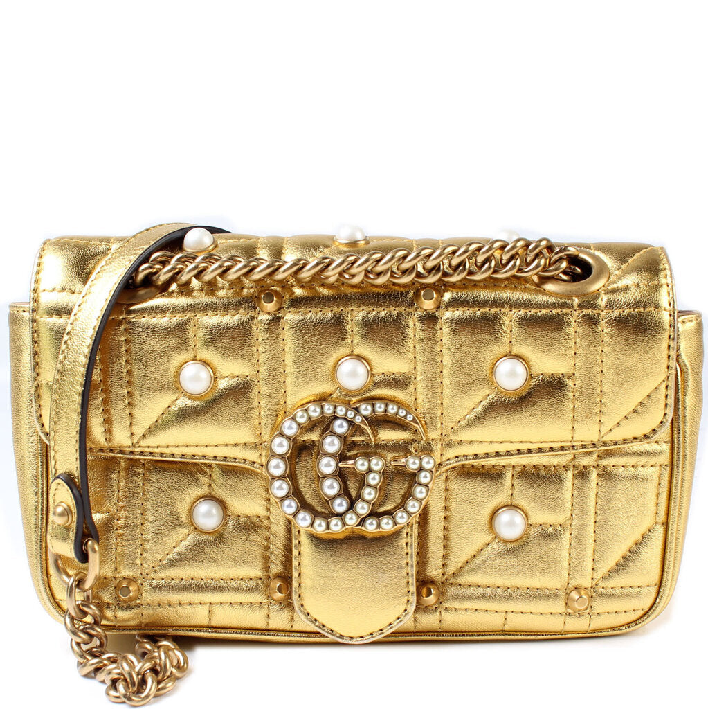 446744 Marmont Shoulder Mini Flap
