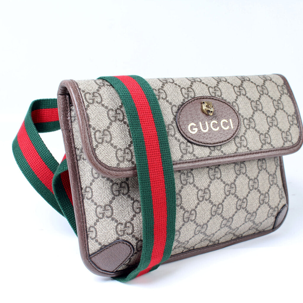 493930 GG Supreme Neo Web Belt