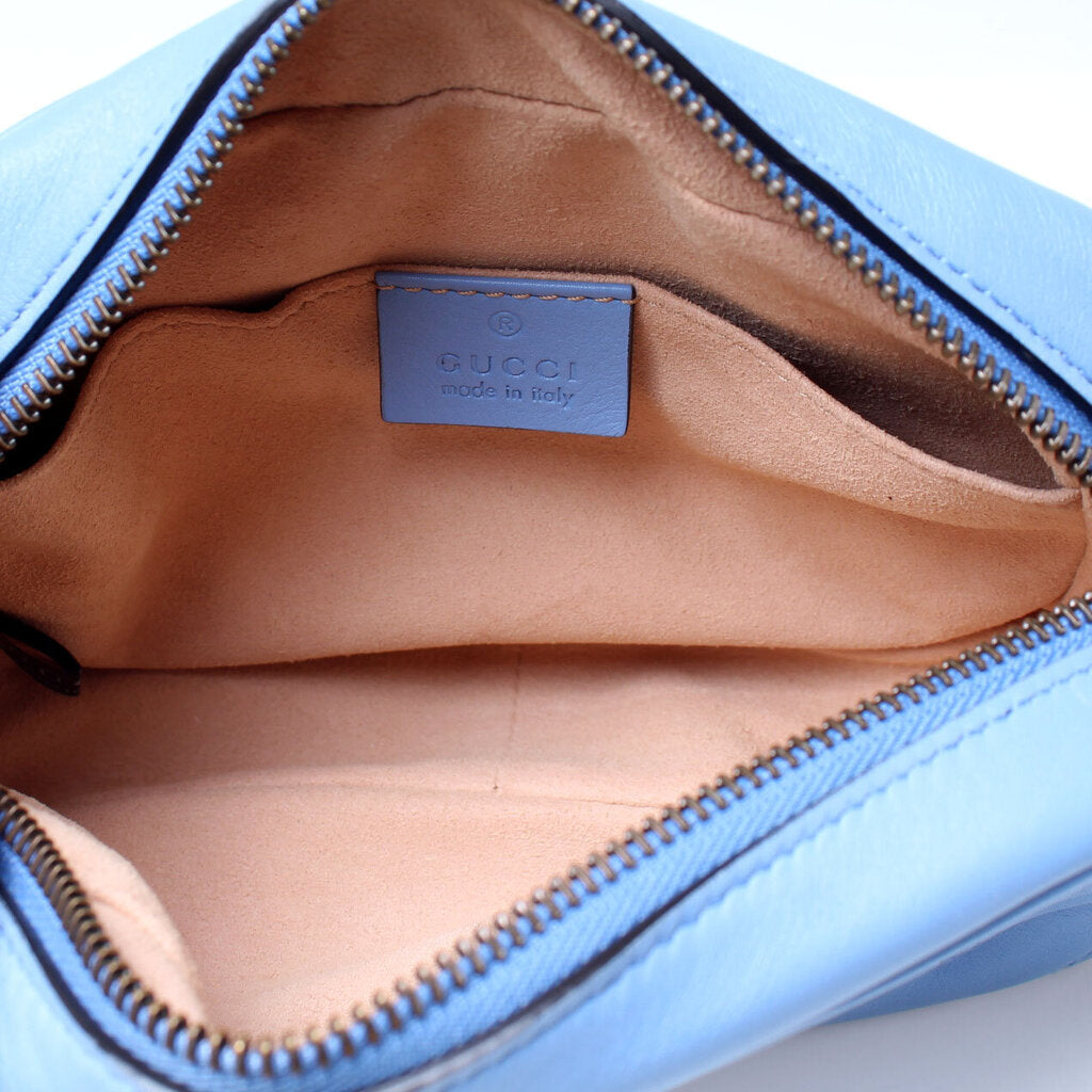 448065 Marmont Mini Camera Bag Blue