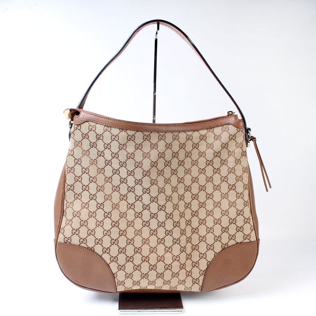 449244 GG Canvas Bree Hobo