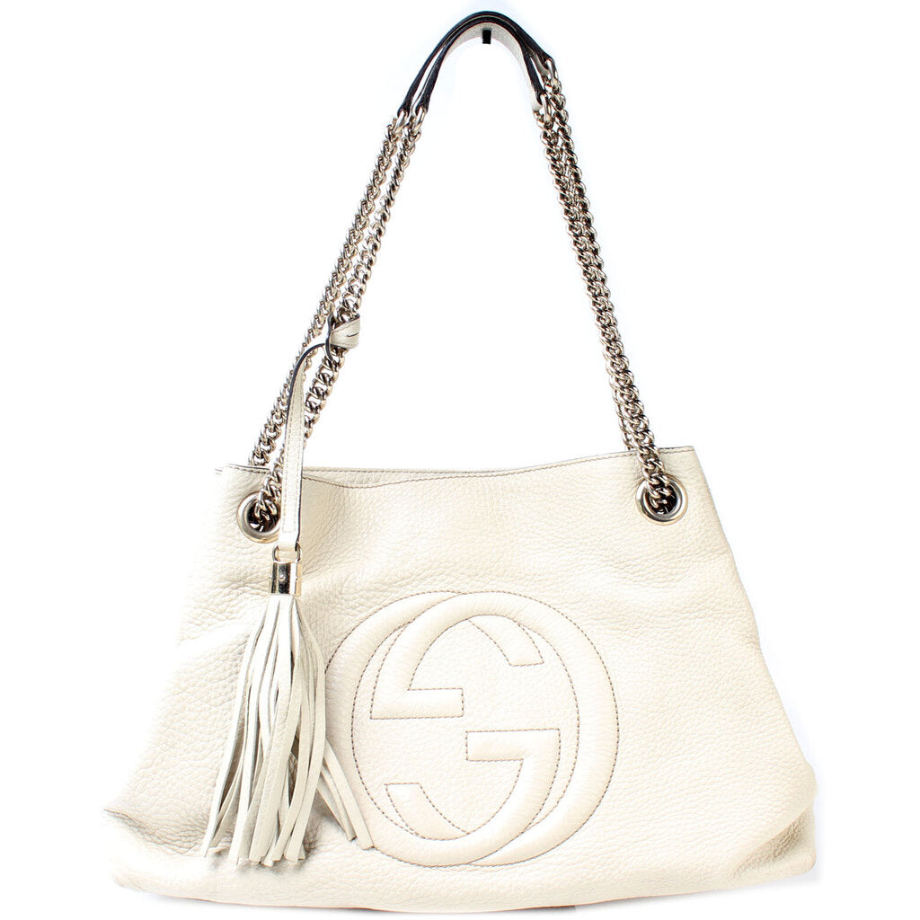 308982 Soho Leather Shoulder Medium