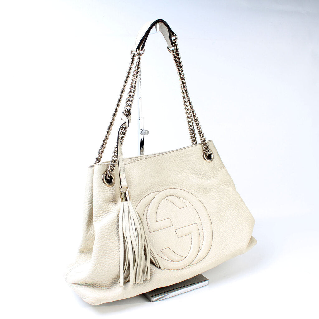 308982 Soho Leather Shoulder Medium
