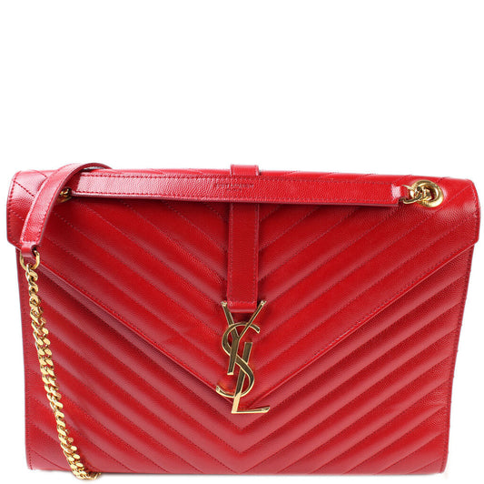 354118 Monogramme Chevron Satchel