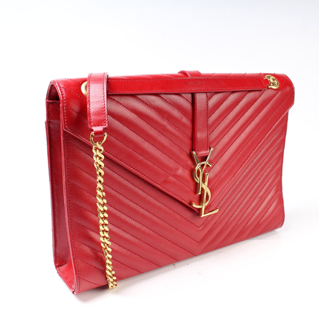354118 Monogramme Chevron Satchel