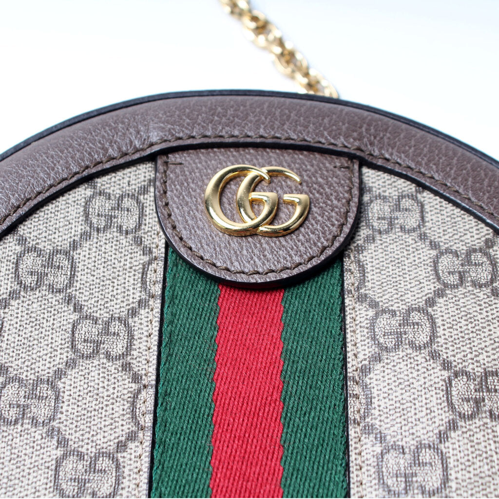 550618 Ophidia GG Round Small Crossbody