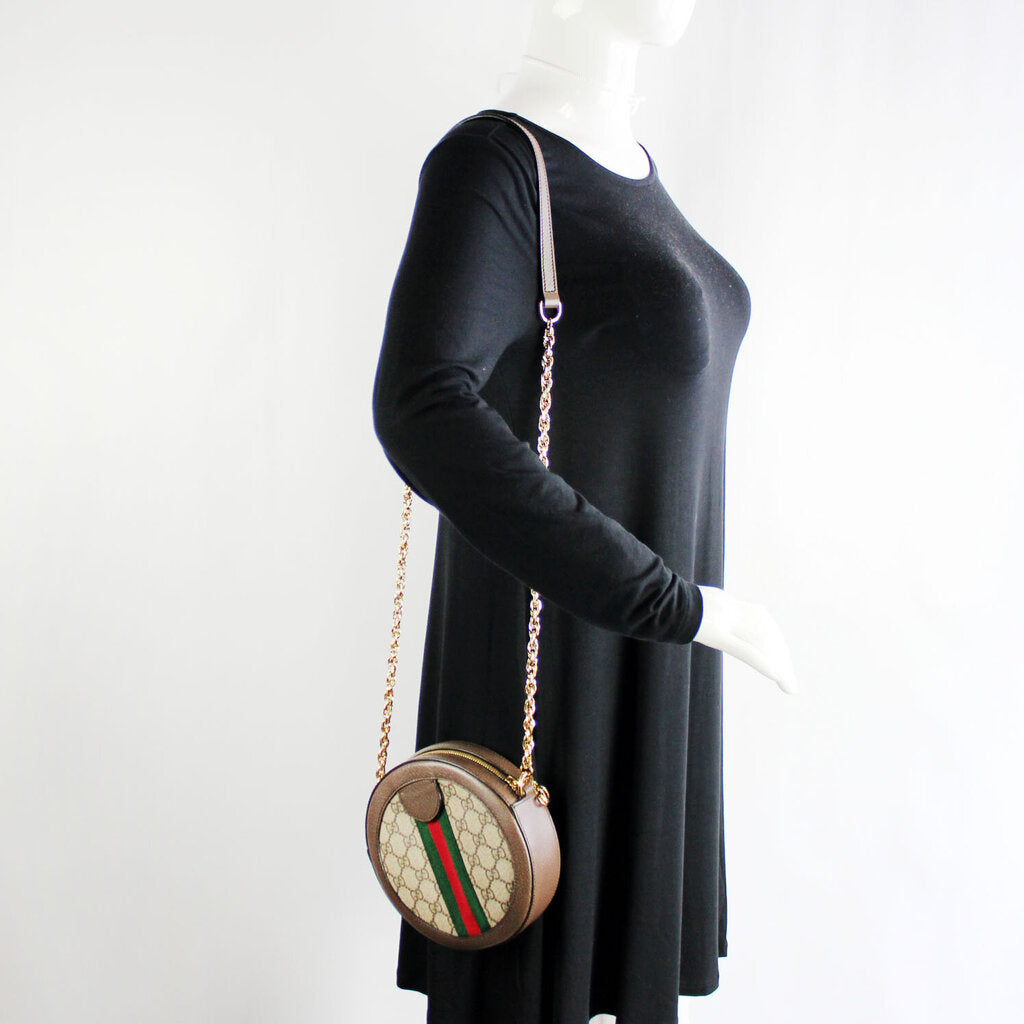 550618 Ophidia GG Round Small Crossbody