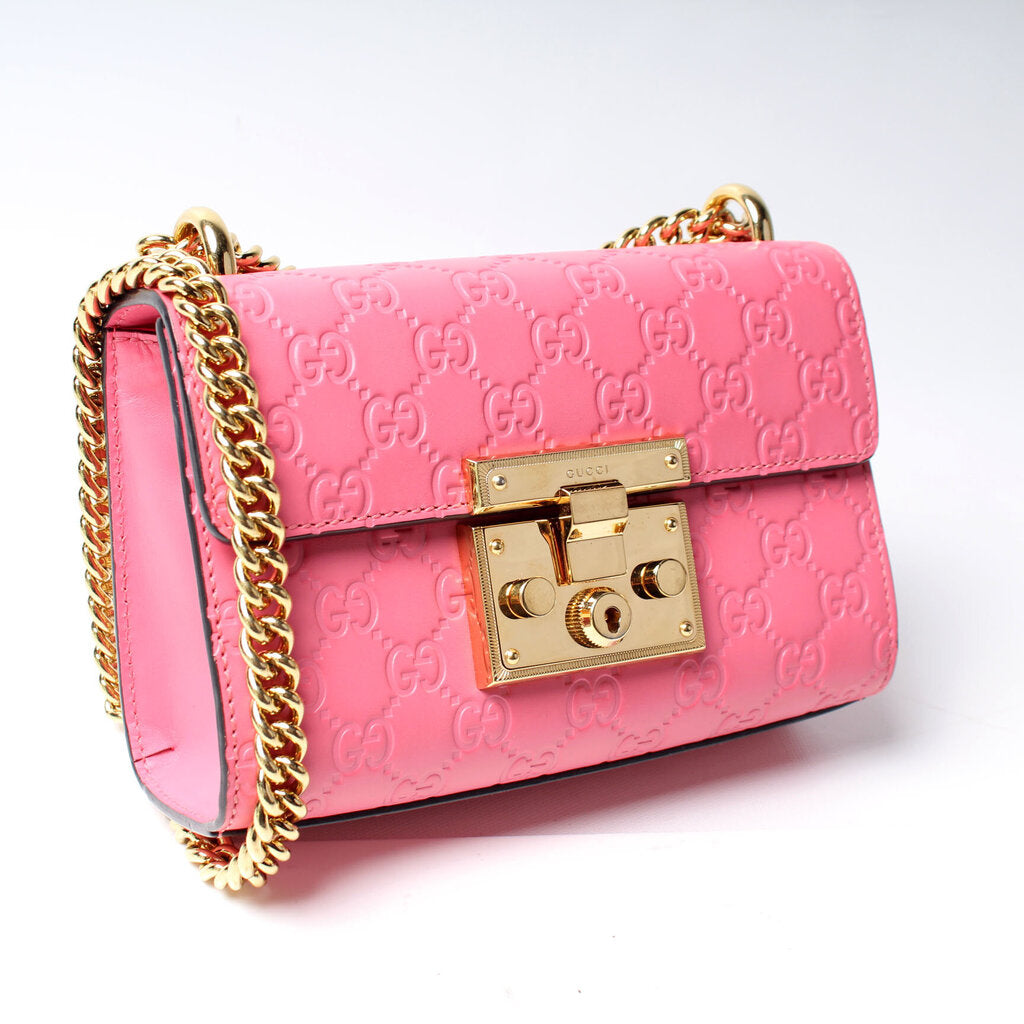 409487 Padlock Guccissima Small