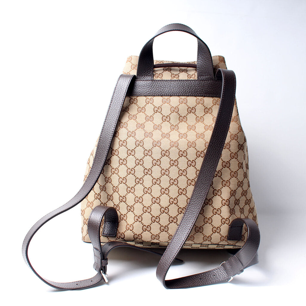 449175 GG Canvas Drawstring Backpack