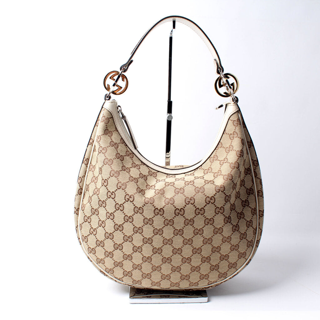 232962 GG Canvas Twins Hobo