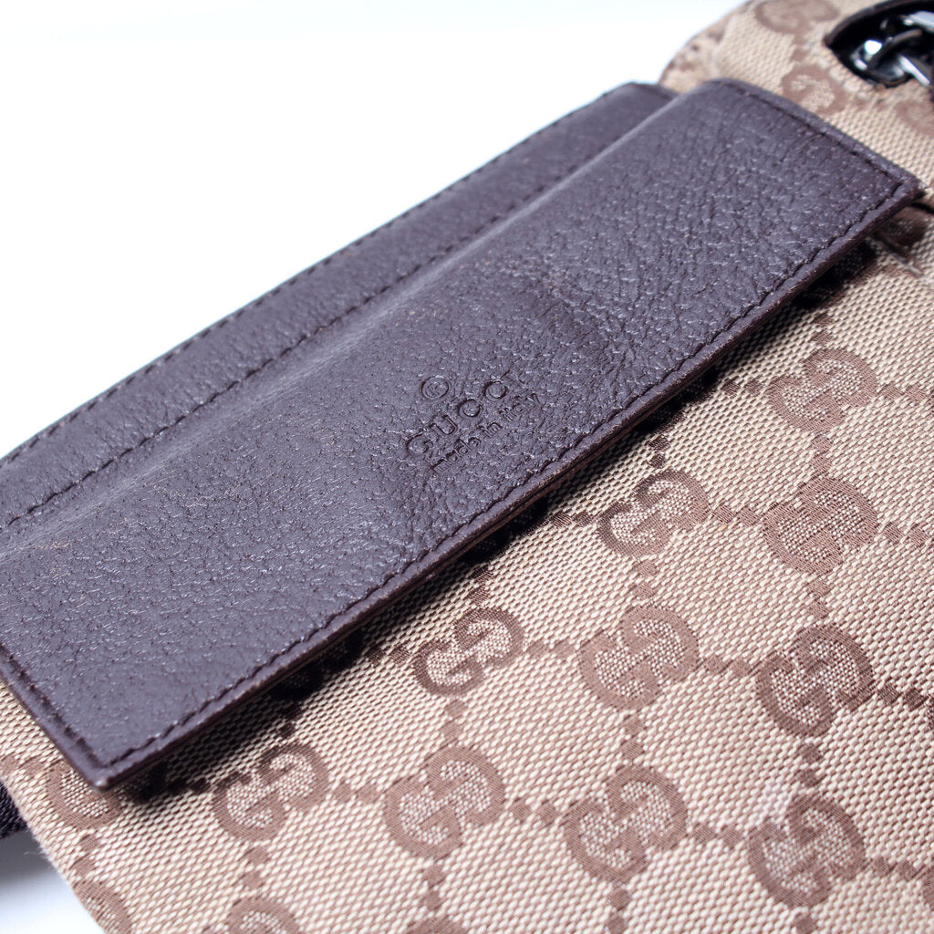 28566 GG Canvas Waist Bag