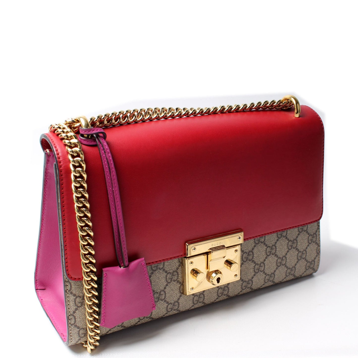 409486 Padlock GG Supreme Shoulder Medium