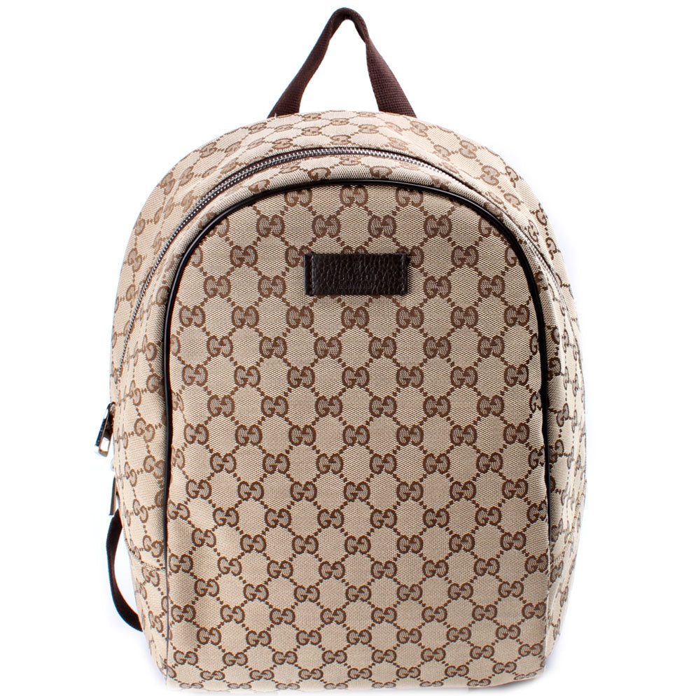 449906 GG Canvas Travel Backpack