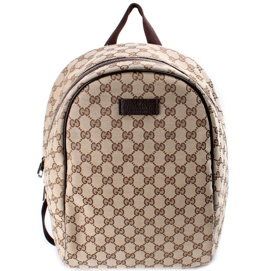 449906 GG Canvas Travel Backpack