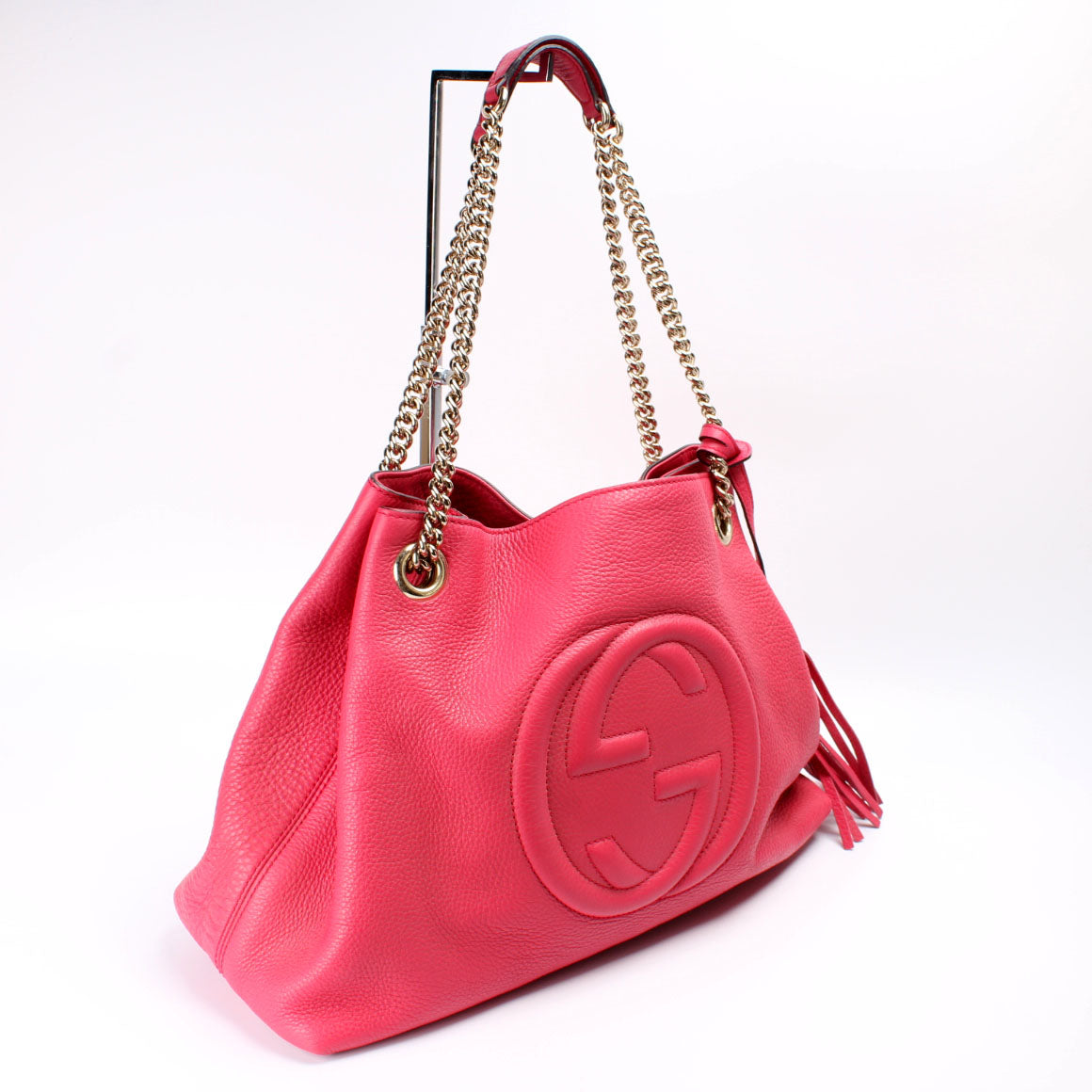 308982 Soho Leather Shoulder Medium