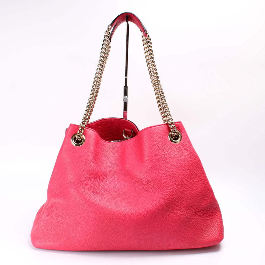 308982 Soho Leather Shoulder Medium