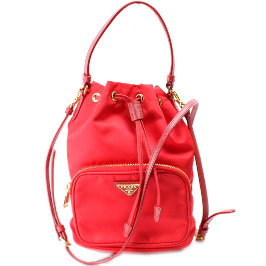 1BH038 Vela Nylon Bucket Bag