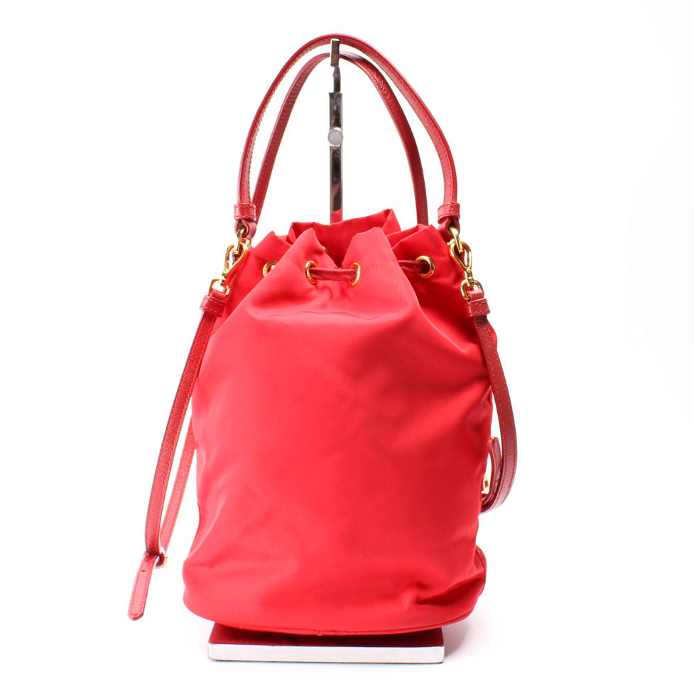 1BH038 Vela Nylon Bucket Bag