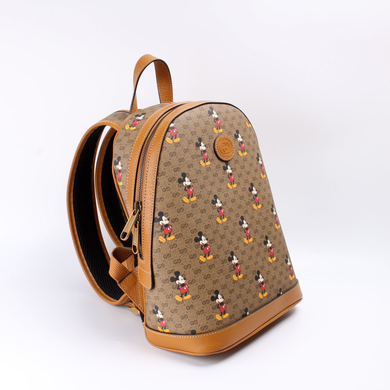 552884 Disney x Gucci Mickey GG Supreme Backpack Small