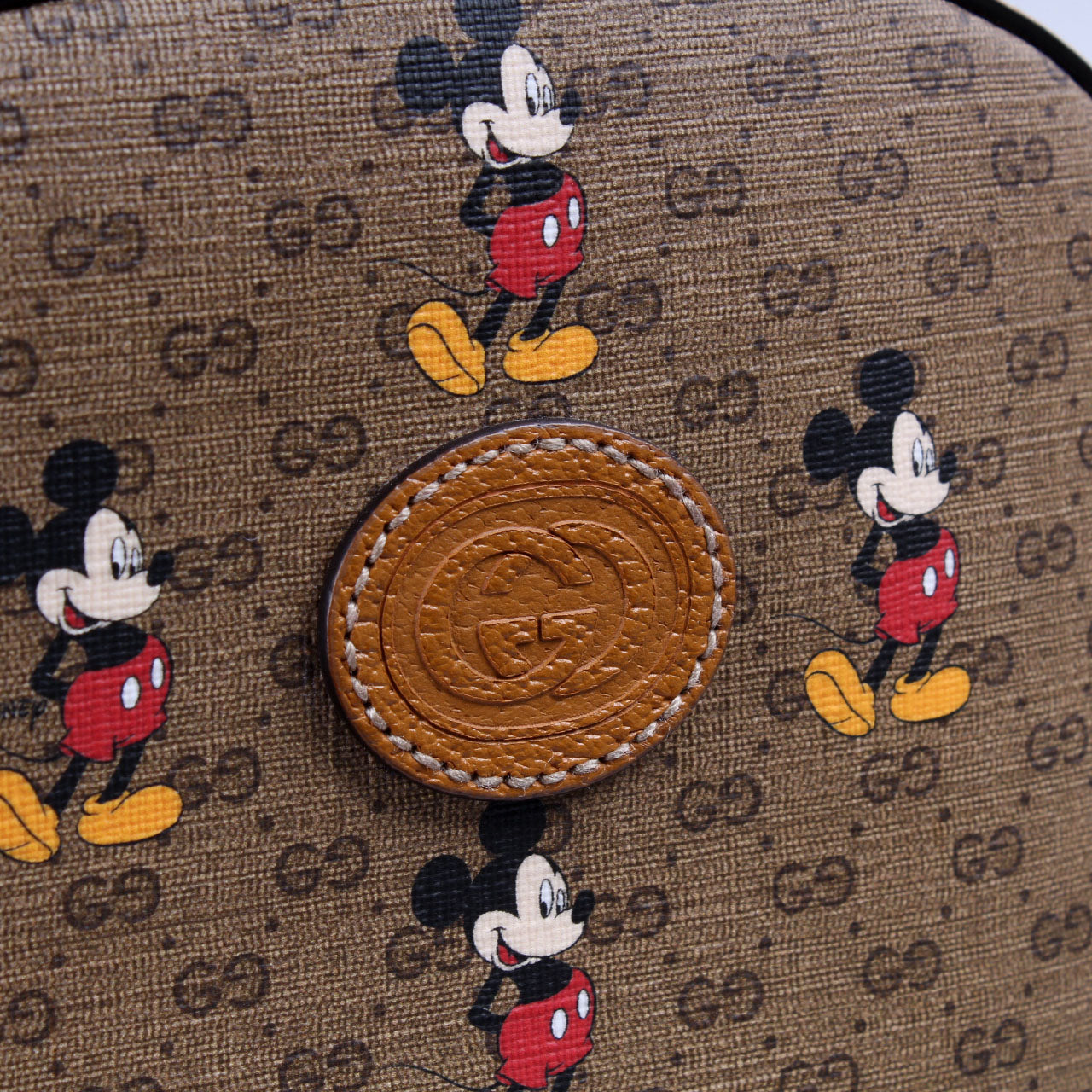 552884 Disney x Gucci Mickey GG Supreme Backpack Small