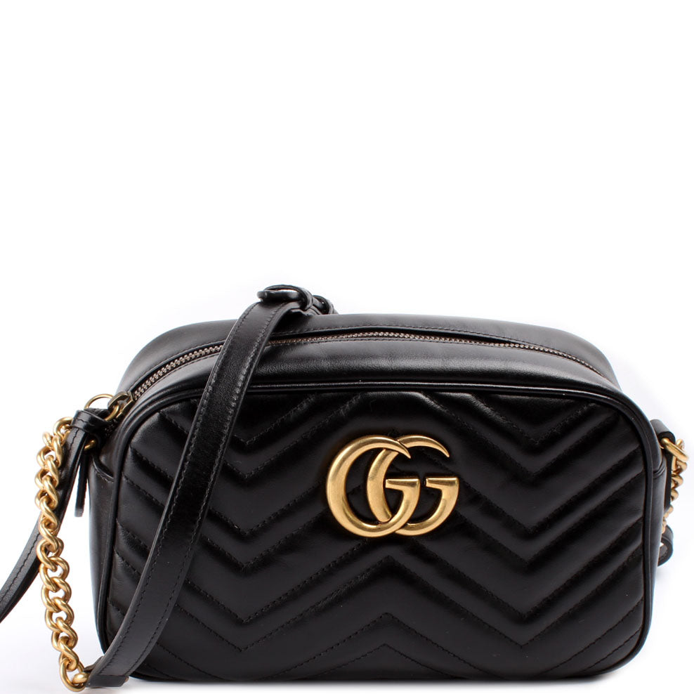 447632 Marmont Small Leather Camera Bag