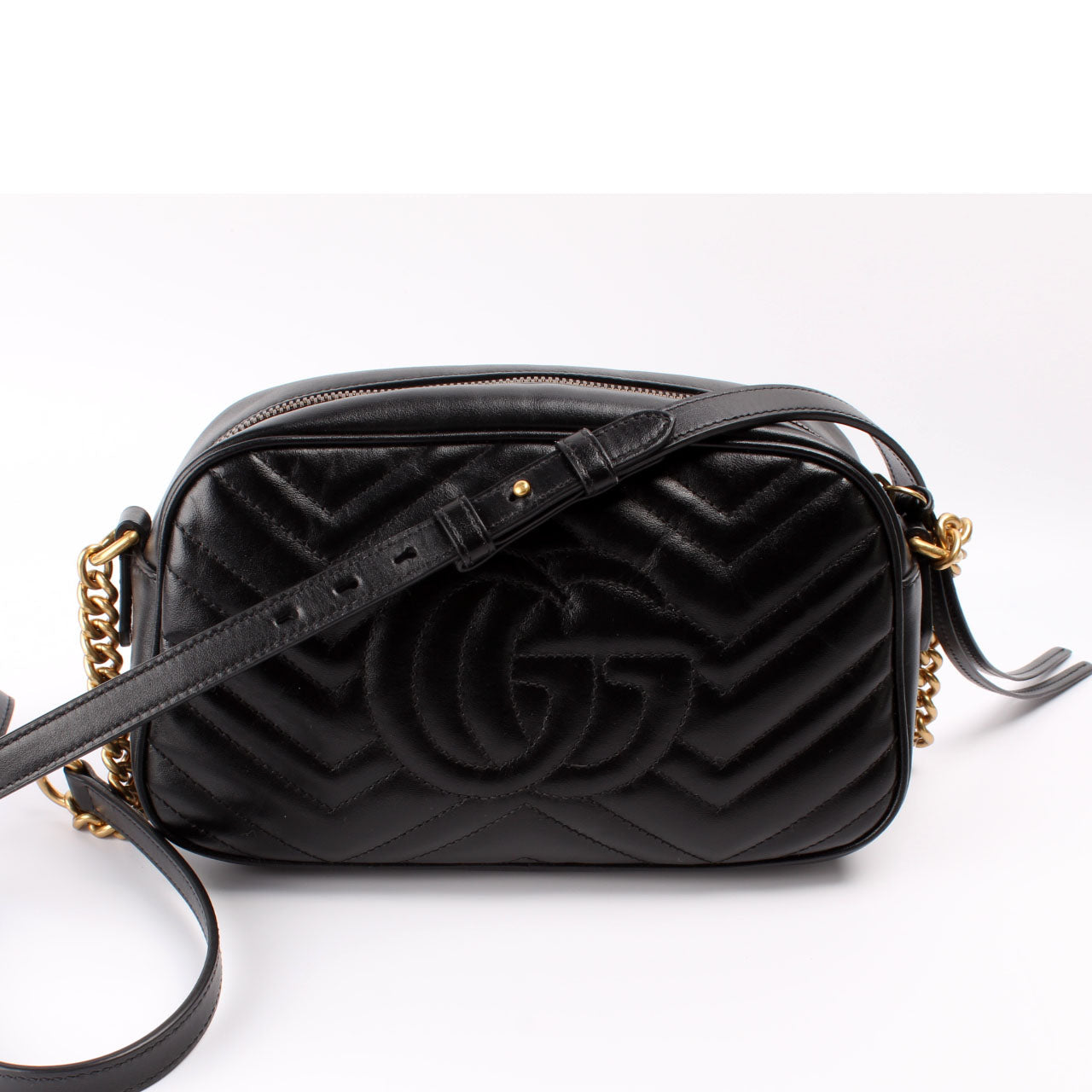 447632 Marmont Small Leather Camera Bag