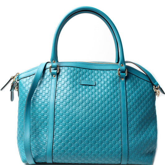 449657 Micro Guccissima Zip Tote