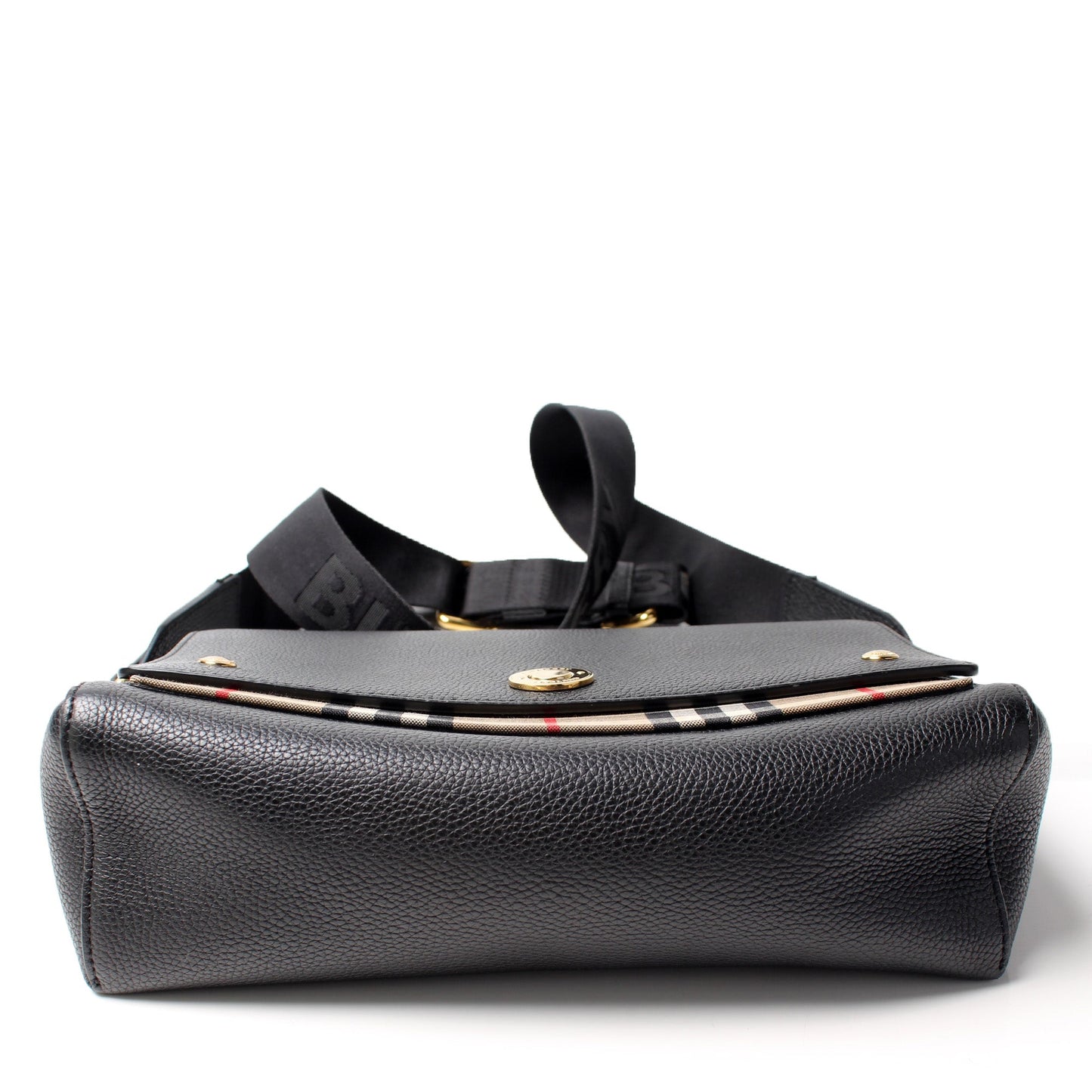 Note Crossbody Leather Vintage Check