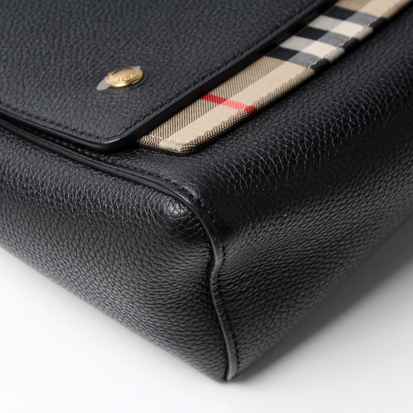 Note Crossbody Leather Vintage Check