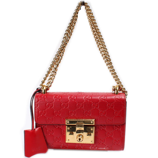 409487 Padlock Guccissima Small